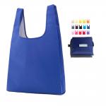 Custom 210D Polyester T-Shirt Bag Solid Color foldable shopping bag 15 color mix Foldable Promotional Totes Bag for sale