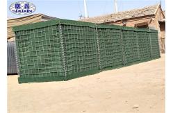 China 3 Mesh Welded Sand Filled Barriers / Stackable Army Defensive Gabion Barrier supplier