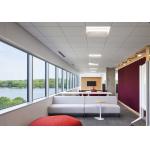 Open Office Seamless Metal Ceiling RAL9016 Microperforated Acoustic Panels Soundproof Board for sale
