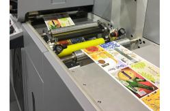 China Label Embellishments Inkjet Digital Printer With UV Varnish And Foil Stamping supplier