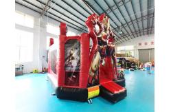 China Party Inflatable Bouncer Slide Super Hero Toddler Bouncy Castle supplier