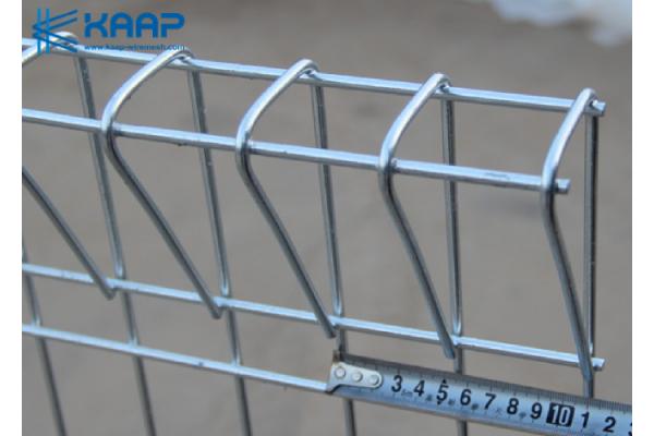 BRC Welded Mesh Fencing , Galvanized Welded Wire Mesh Panels Roll Top Design