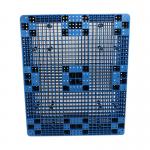 HDPE Perforated Nestable Plastic Pallets Blue 6 Ton Static Load for sale