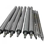 Customized Nitride Cylinder Screws Injection Molding Machine Barrel / Injection Bimetallic Single Screw Barrel for sale