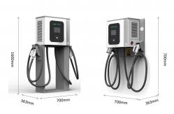 China Commercial DC Fast EV Charger 40kW With CCS-2 CHAdeMO Dual Connectors supplier