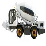 Mobile Cement Concrete Mixer Truck With Pump Small Mini Engine Roller 2.6 Cubic Meter Articulated For Construction for sale
