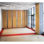 Melamine Acoustic Partition Wall For Function Hall , Sliding Soundproof Room Dividers for sale