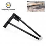 Modern Metal Hairpin-Style Table Legs Black Cast Iron Table Leg Bracket for Bar Table & Dining Table for sale