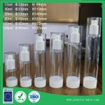 15ml 30ml 50ml 80ml 100ml 120ml Airless pump bottle AS Spray emulsion vacuum bottle for sale