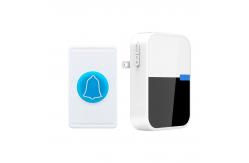 China ABS Plastic Wireless Waterproof Doorbell Battery Powered Waterproof Gate Bell supplier