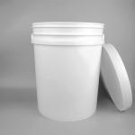 5 Gallon Plastic Lubricant Oil Bucket 20L With Pour Spout for sale