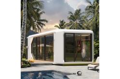 China Minimalist Tech Style Ecocapsule Tiny House Steel Structure Sandwich Panel House supplier