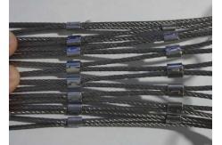 China 25x25mm Black Oxide Cable Mesh Customized For Versatile Ladder supplier