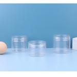 120ml Plastic Matte Cosmetic Storage Jars With Lid , Cosmetic Sample Containers