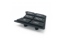 China High Durable Custom Tall Silicone Rubber Keyboard Matte Surface supplier
