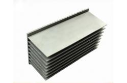 China Natural Silver Extruded Aluminum Heat Transfer Plates With Conducts Heat Well supplier