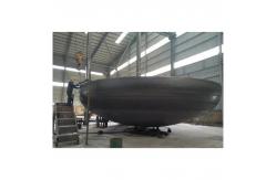 China Hemispherical Bottoms Tank with Customized Spherical Ends and Claded Material Bottom supplier