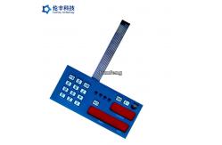China Metal Dome Flat Membrane Keyboard , Tactile Keypad Membrane Switches Keyboard supplier