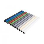 H2808 Diameter 28mm colourful PE Coated kaizen steel lean pipe for Flexible assembly worktable for sale