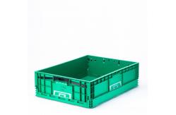 China Durable PP Plastic Turnover Box Solid EU Collapsible Crate Plastic Foldable Stackable Crate supplier