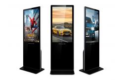 China Wifi Ultra Slim Indoor LCD Digital Signage Advertising Kiosk With Tempered Glass supplier