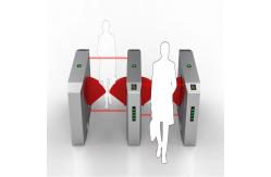 China Acrylic Flap Pedestrian Turnstiles Gate Solution 1400*300*980mm supplier