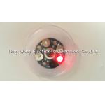 Flashing Waterproof  Round push button module for Kid 's Clothing , Shoes, Pillow