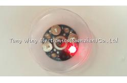 China Flashing Waterproof  Round push button module for Kid 's Clothing , Shoes, Pillow supplier