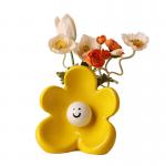 China Colorful Smiley Flower Vase Set for Desktop Decor manufacturer