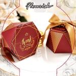 Offset Printing Hexagon Cardboard Boxes Thanksgiving Paper Chocolate Packaging Gift Box