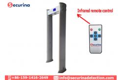 China Elliptical Walk Through Security Scanners 7 Inch LCD Screen 300 High Sensitivity supplier