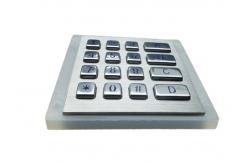 China Matrix 4*4 Backlit Metal Keypad Optional Interface USB PS2 RS232 supplier