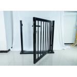 Ral6005 1.5/1.8m Height Metal Garden Fence Gate Pvc Coated Welded Pipe Single for sale