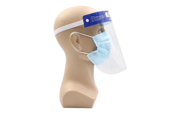 High Definition Anti Fog Curved Transparent Face Shield