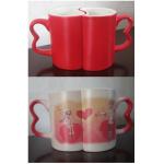 Sublimation Full color Changing Lover's Red Mug for sale