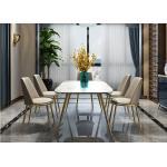 Fashionable 140x80x76cm Home Luxury Marble Dining Table for sale