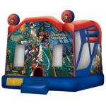 Inflatable Bouncer combo / Bouncer and slide combo / inflatable DISNEY PIRATEcombo for sale
