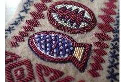 China Hand Made Embroidery Designs Patches , Military Uniforms Emboired Patches supplier