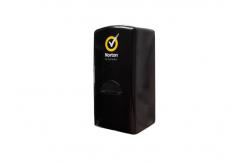 China Black No Touch Hand Sanitizer Dispenser Low Power Consumption Public Washroom Mounted supplier