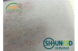 China Pure White Embroidery Backing Fabric With 50% Polyester / 50% Viscose supplier