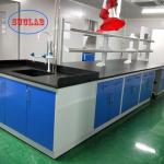 C  Framework Steel  Wood Biology Lab Furniture Gray Or Blue Colour