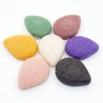 Natural Baby Organic Heart Facial Bath Konjac Sponge Washable 8.6*6.5*2.5cm for sale