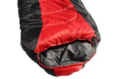 China Red Sustainable Ultra Lightweight Cold Weather Outside Sleeping Bag supplier