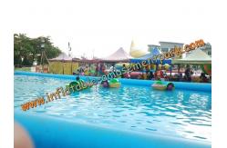 China PVC Tarpaulin Large Inflatable Water Pools , Inflatable Pool for Paddle Boat supplier