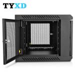 Mesh Door Wall Mount Rack Enclosure Server Cabinet With Adjustable Mounting Rails