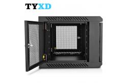 China Mesh Door Wall Mount Rack Enclosure Server Cabinet With Adjustable Mounting Rails supplier