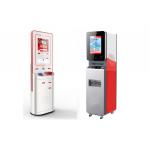 Interactive Information Payment Dual Screen Kiosk With Receipt  Printer Machine for sale