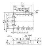 IGBT Power Module 7MBI75N-060-10 IGBT(600V/75A)  FUJITSU IGBT Power Module for sale