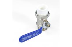 China DN 10 High Pressure PPR Double Union Ball Valve 10 Year Warranty supplier