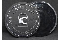 China 2mm Silver TPU Embossed Patches OEKO Black 3D Suede Label supplier